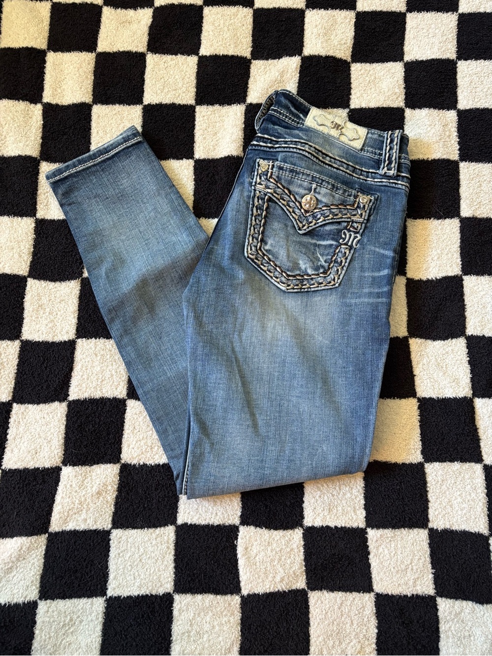 Miss Me Cropped Skinny Jeans - Size 29R